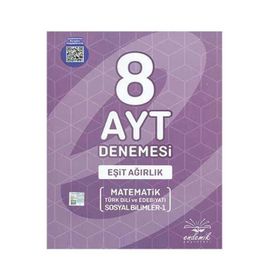 Endemik Yayınları AYT Eşit Ağırlık 8'li Deneme Sınavı