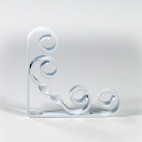 Endpa 20X25 cm Beyaz Burgulu Raf Altı Konsol
