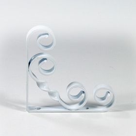 Endpa 20X25 cm Beyaz Burgulu Raf Altı Konsol