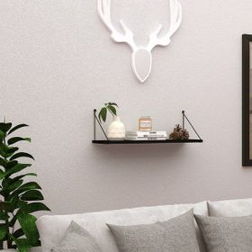 Endpa Armoni 1 20x72 cm Siyah Raflı Set