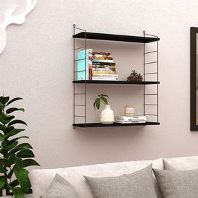 Endpa Armoni 20x72 cm Siyah 3 Raflı Set