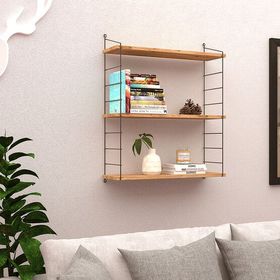 Endpa Armoni 3 20x72 cm Antik Çam Raflı Set