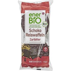 Enerbio 100 gr Organik Bitter Çikolatalı Pirinç Patlağı
