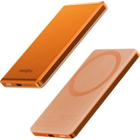 Energea AluPac Mini Turuncu 5000 mAh Hızlı Şarj MagSafe Powerbank