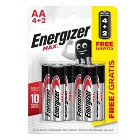 Energizer Alkaline Max AAA 4+2 İnce Kalem Pil