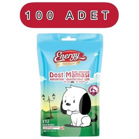 Energy 100x125 gr Etli Dosluk Köpek Maması