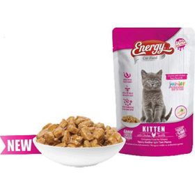 Energy 12x85 gr Pouch Tavuklu Yavru Kedi Maması