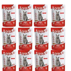 Energy 12x85 gr Sığır Etli Kedi Maması