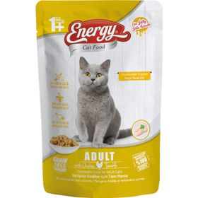 Energy 24x85 gr Tavuklu Pouch Yetişkin Kedi Maması