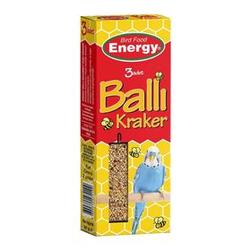 Energy 3'lü Paket Ballı Muhabbet Kuşu Krakeri