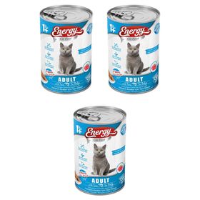 Energy 3x400 gr Ton Balıklı Yetişkin Kedi Maması