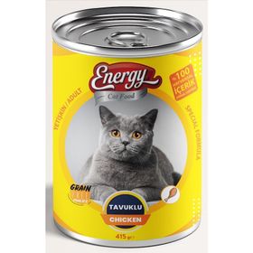 Energy 415 gr Tavuklu Konserve Kedi Maması