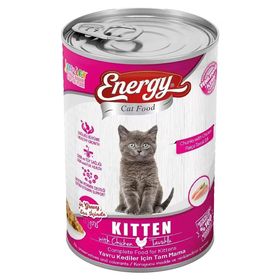 Energy 4x400 gr Tavuklu Yavru Yaş Konserve Kedi Maması