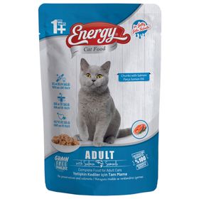 Energy 72x85 gr Somonlu Yetişkin Yaş Kedi Maması