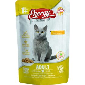 Energy 85 Gr 12 Tavuklu Islak Kedi Maması