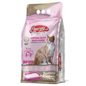 Energy Bebek Pudralı İnce Topaklaşan Bentonit 5 lt Kedi Kumu