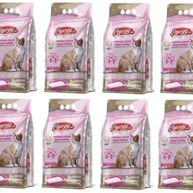 Energy Bebek Pudrası Kokulu İnce Taneli Topaklaşan Bentonit 8x10 lt Kedi Kumu