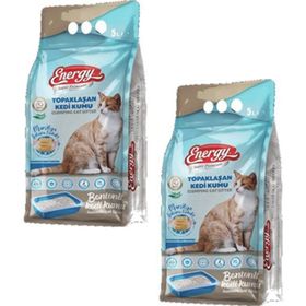 Energy Doğal Bentonit Sabun Kokulu 2x5 kg Kedi Kumu