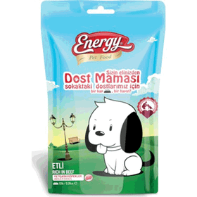 Energy Et İçeren Dostluk 10x125 gr Yetişkin Köpek Maması