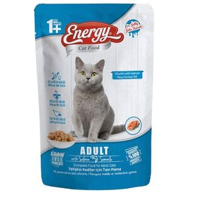 Energy Jöleli 12x85 gr Somonlu Etli Kedi Maması