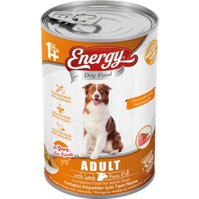 Energy Kuzu Etli 12x400 gr Yetişkin Konserve Köpek Maması