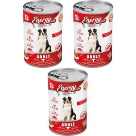 Energy Kuzu Etli 3x400 gr Konserve Yavru Köpek Maması