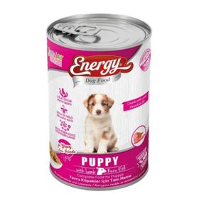 Energy Kuzu Etli 4x400 gr Konserve Yavru Köpek Maması