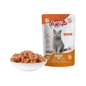 Energy Kuzu Etli Islak 6x85 gr Kedi Maması