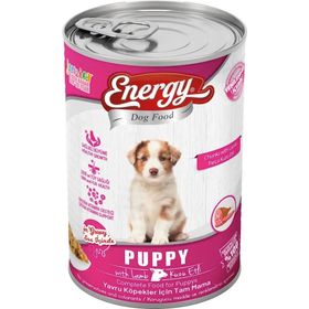 Energy Kuzu Etli Yavru Islak 12x400 gr Köpek Maması