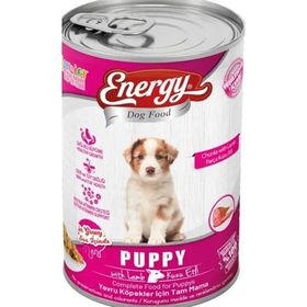 Energy Kuzu Etli Yavru Islak 40x415 gr Köpek Maması Konserve