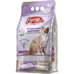 Energy Lavanta Kokulu Bentonit 4x5 lt Topaklaşan Kedi Kumu