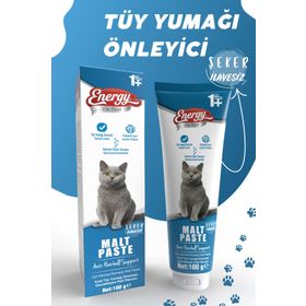 Energy Malt Paste 100 gr Kediler İçin Tüy Yumağı Önleyici Anti Hairball Malt Macun