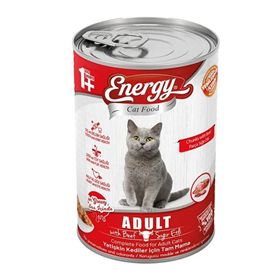 Energy Sığır Etli Yetişkin 4x400 gr Kedi Maması