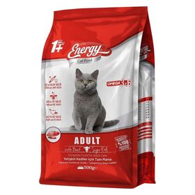 Energy Sığır Etli Yetişkin 500 gr Kedi Maması