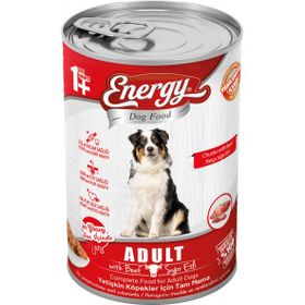 Energy Sıgır Etli Yetişkin 80x415 gr Islak Kopek Maması Konserve