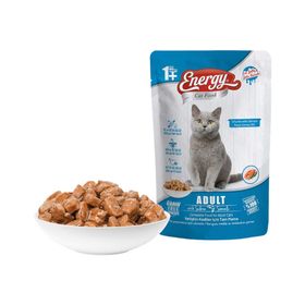 Energy Somonlu Islak 24x85 gr Kedi Maması