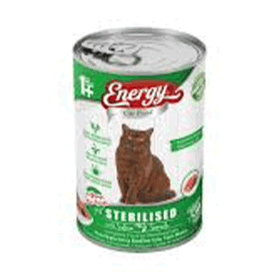 Energy Somonlu Kısırlaştırılmış 6x400 gr Kedi Maması