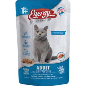 Energy Somonlu Pouch Konserve Yetişkin 24x85 gr Kedi Maması