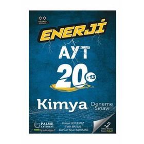 Enerji AYT Kimya 20 Deneme Sınavı Palme Yayınları