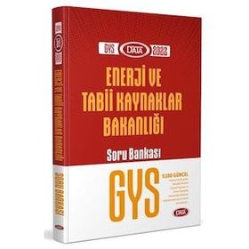 Enerji ve Tabii Kaynaklar Bakanlığı Soru Bankası - Data Yayınları
