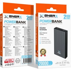 Enerx ENR-P20A 20.000 mAh 1.0 Amper Beyaz Powerbank