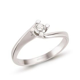 Engin Gold 0.21 ct Pırlanta Tektaş Yüzük