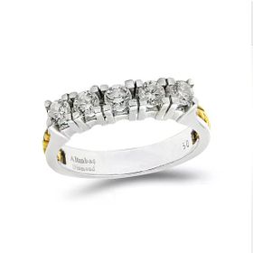 Engin Gold 0.51 Ct Pırlanta Beştaş Yüzük