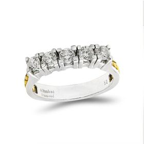 Engin Gold 0.51 Ct Pırlanta Beştaş Yüzük
