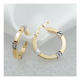 Engin Gold 14 Ayar Altın Halka Küpe