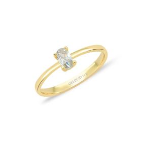 Engin Gold 14 Ayar Altın Oval Taşlı Yüzük