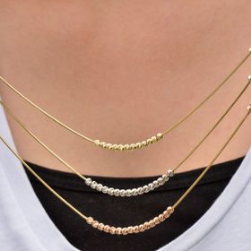 Engin Gold 14 Ayar Altın Renkli Dorika Kolye