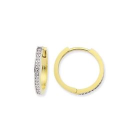 Engin Gold 14 Ayar Altın Sırataşlı Küpe
