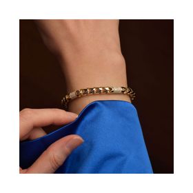 Engin Gold 14 Ayar Altın Taşlı Bileklik