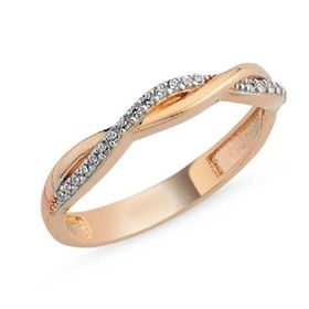 Engin Gold 14 Ayar Altın Taşlı Eklem Yüzük
